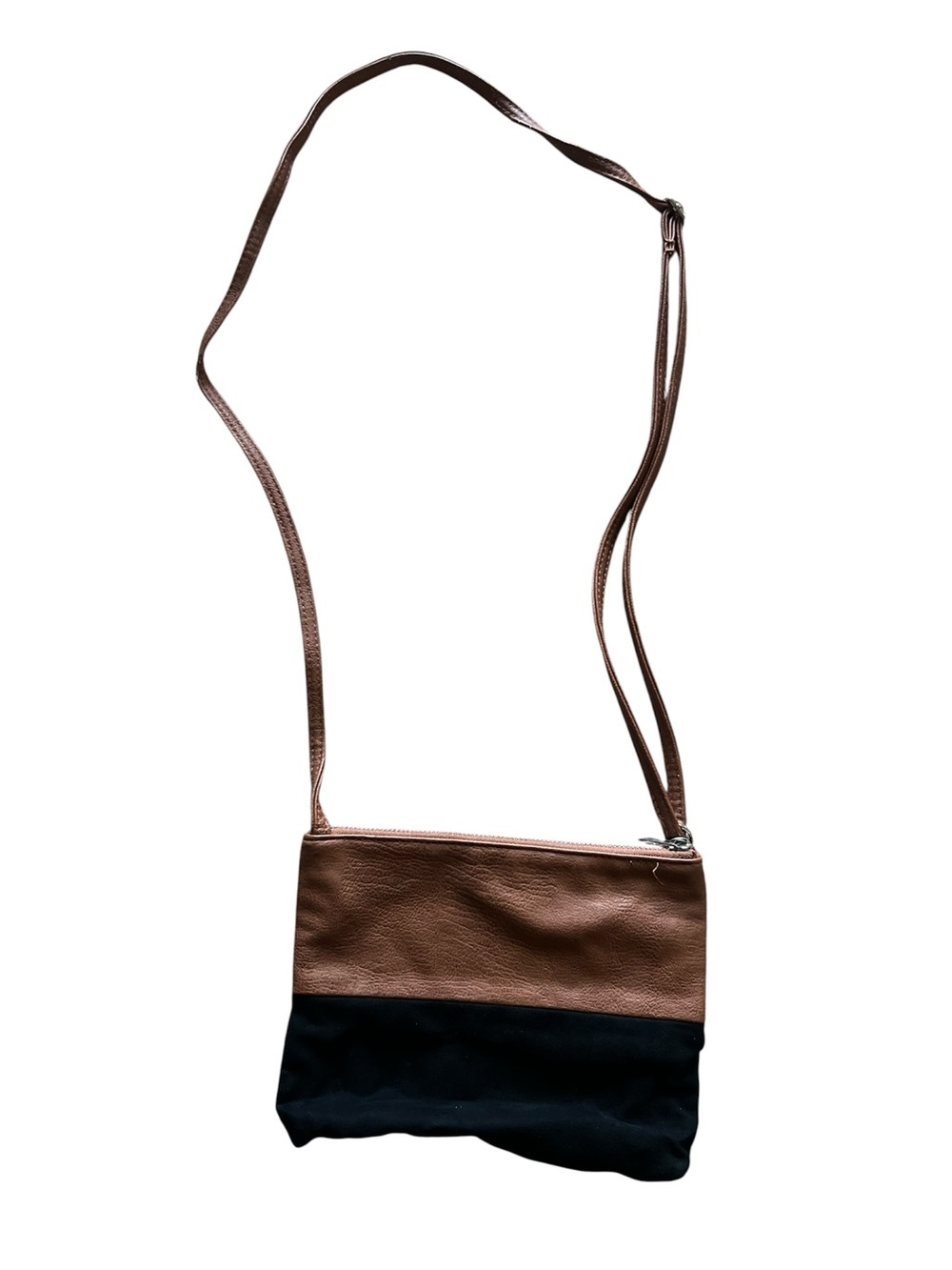 H&M Faux Leather and Suede Crossbody Purse